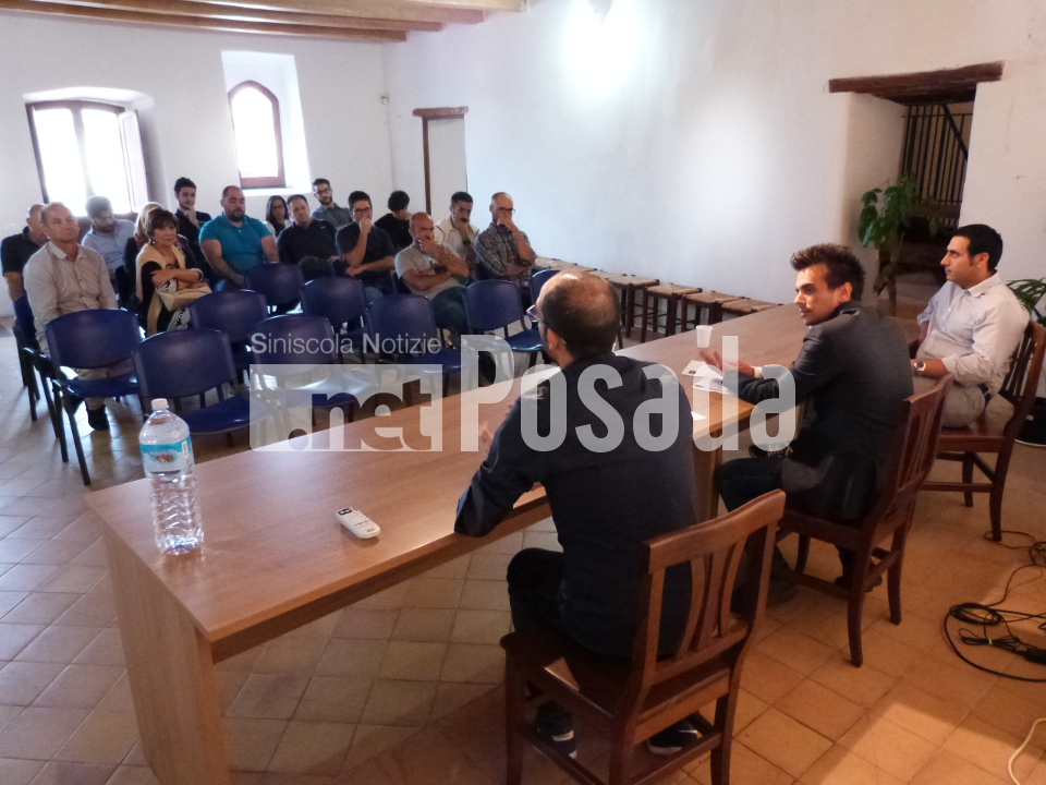 Un'immagine della presentazione dell'associazione Kaboom. Posada, 2 ottobre 2016