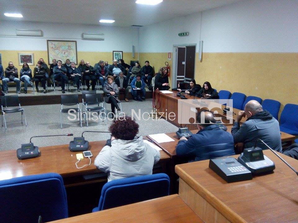 Una foto dell'incontro promosso dall'amministrazione comunale