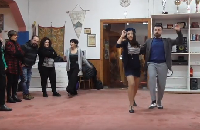 Immagine tratta da un video della prima lezione di 